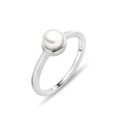 Inel argint cu perla naturala alba DiAmanti SK25493R_W-G